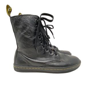 Dr. Martens “Stratford” Black Leather Boots Sz 6